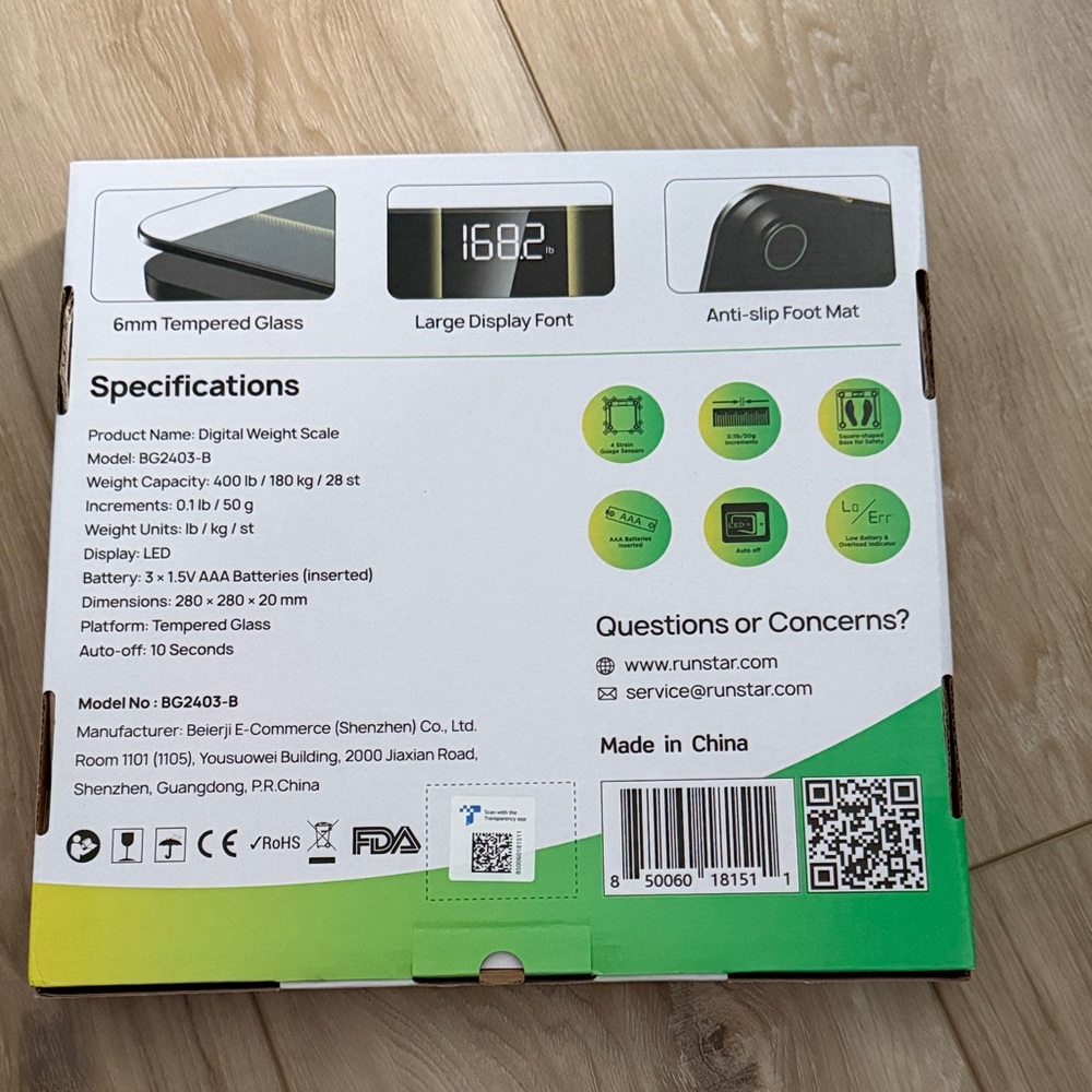 Digital Weight Scale with LED Display - Picture 2 of 3